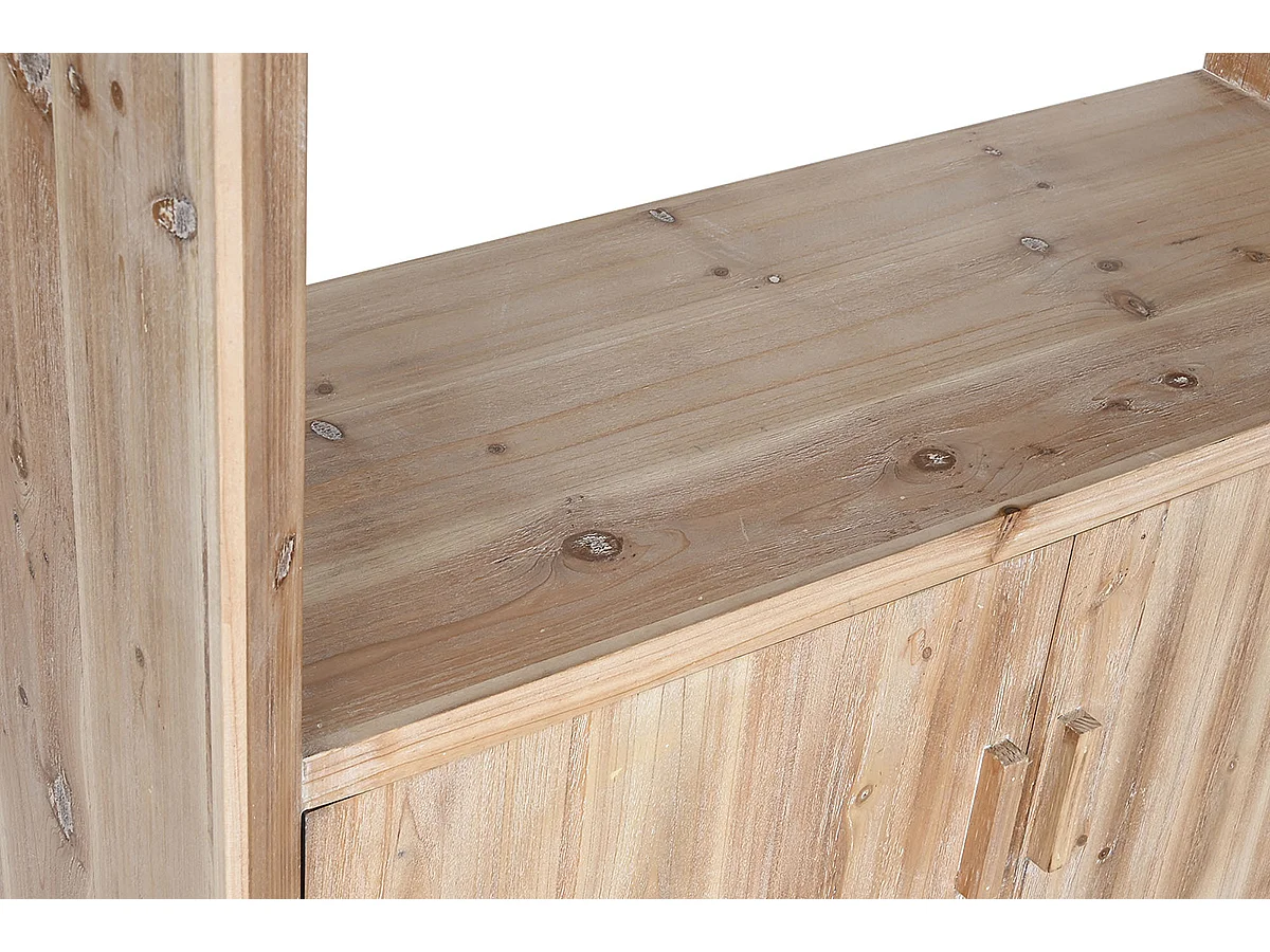 Etagère, meuble étagère en bois coloris naturel - longueur 100 x profondeur 40 x Hauteur 175  cm