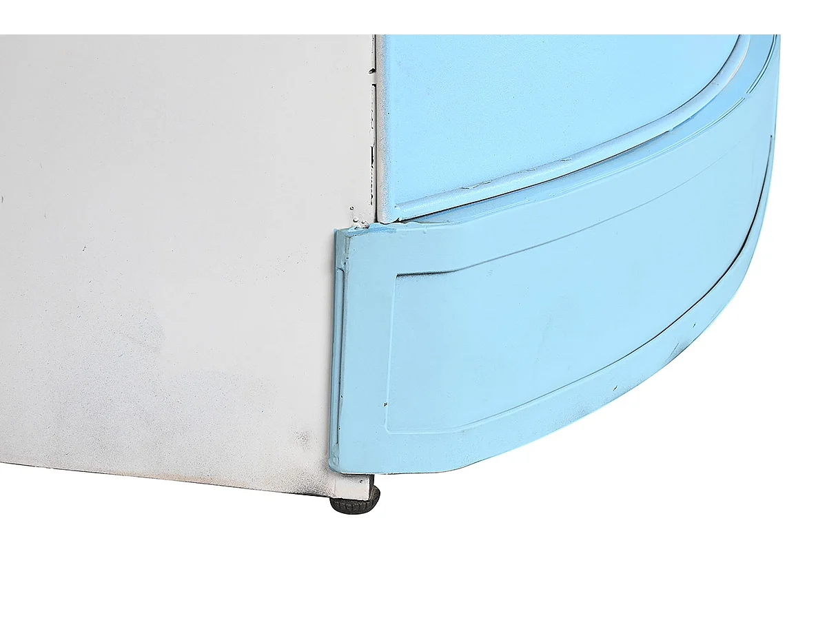 Meuble de bar, meuble de rangement en bois multicolore - longueur 157 x profondeur 52 x Hauteur 90 cm