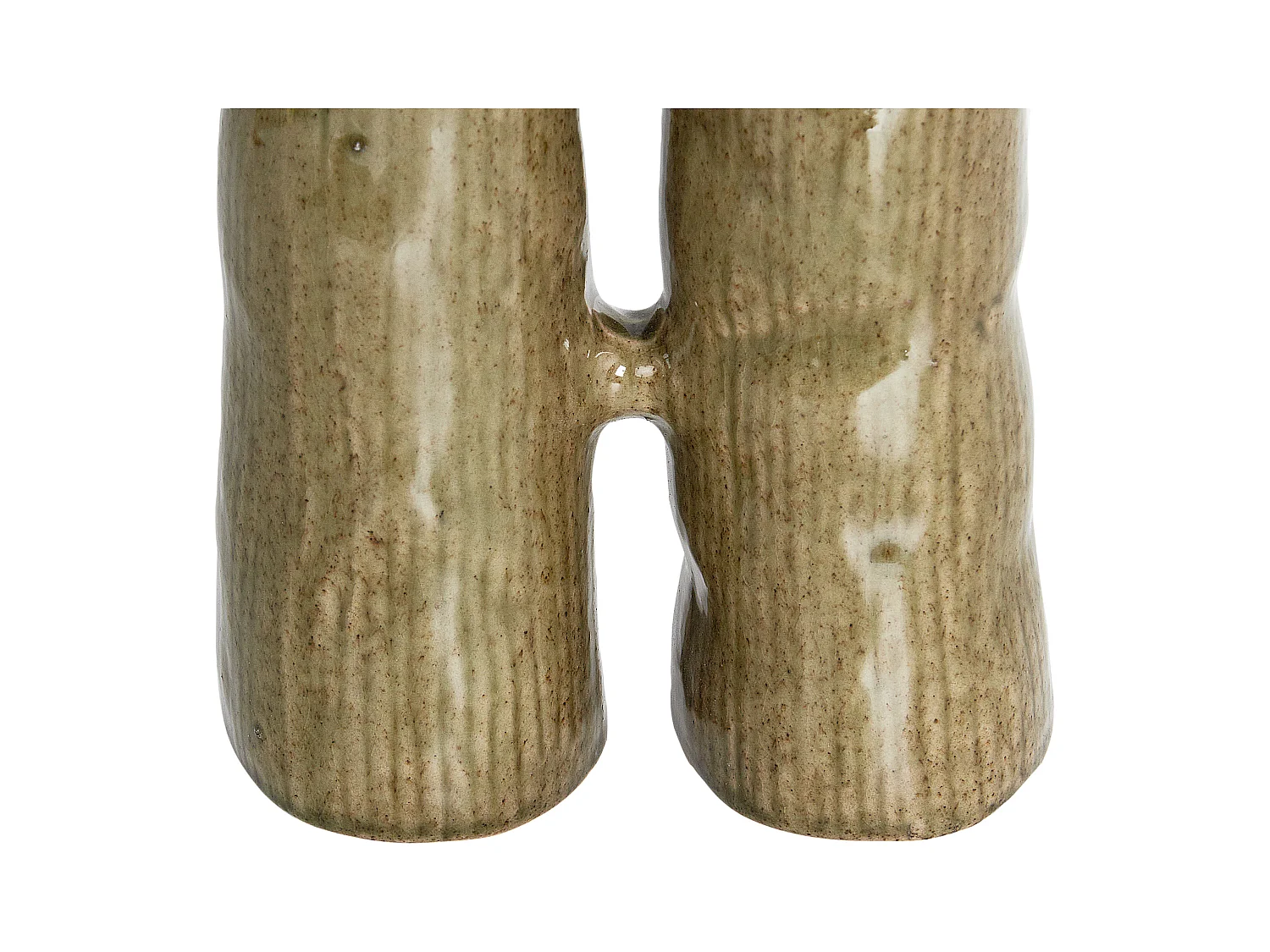 Jarrón para flores WATERPOPPY Gres 28 cm Verde