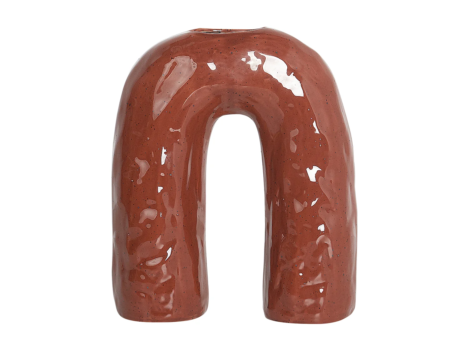 Blumenvase PERCH Steinzeug 29 cm Braun