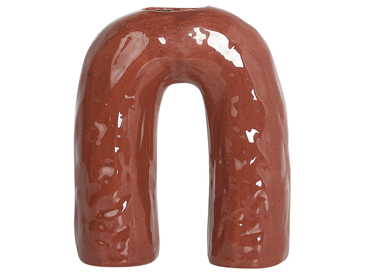 Blumenvase PERCH Steinzeug 29 cm Braun