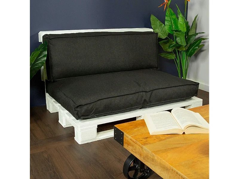 Coussin de palette noir