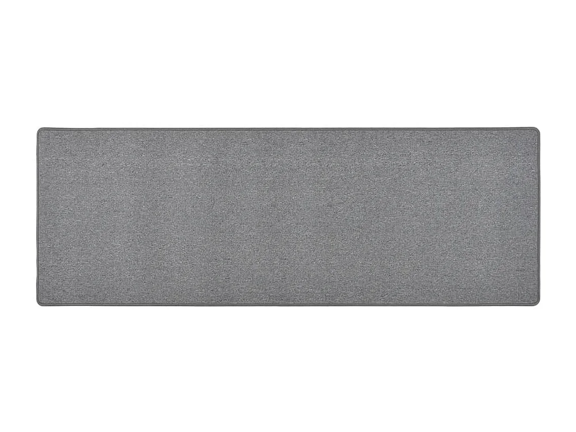 Tapis de couloir gris foncé 80x250 cm