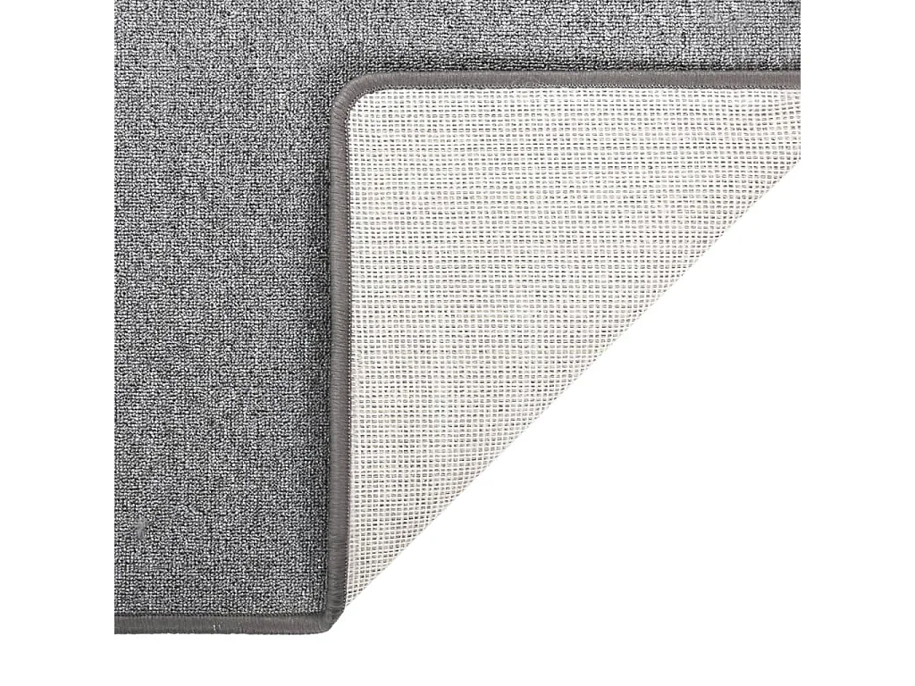 Tapis de couloir gris foncé 80x250 cm