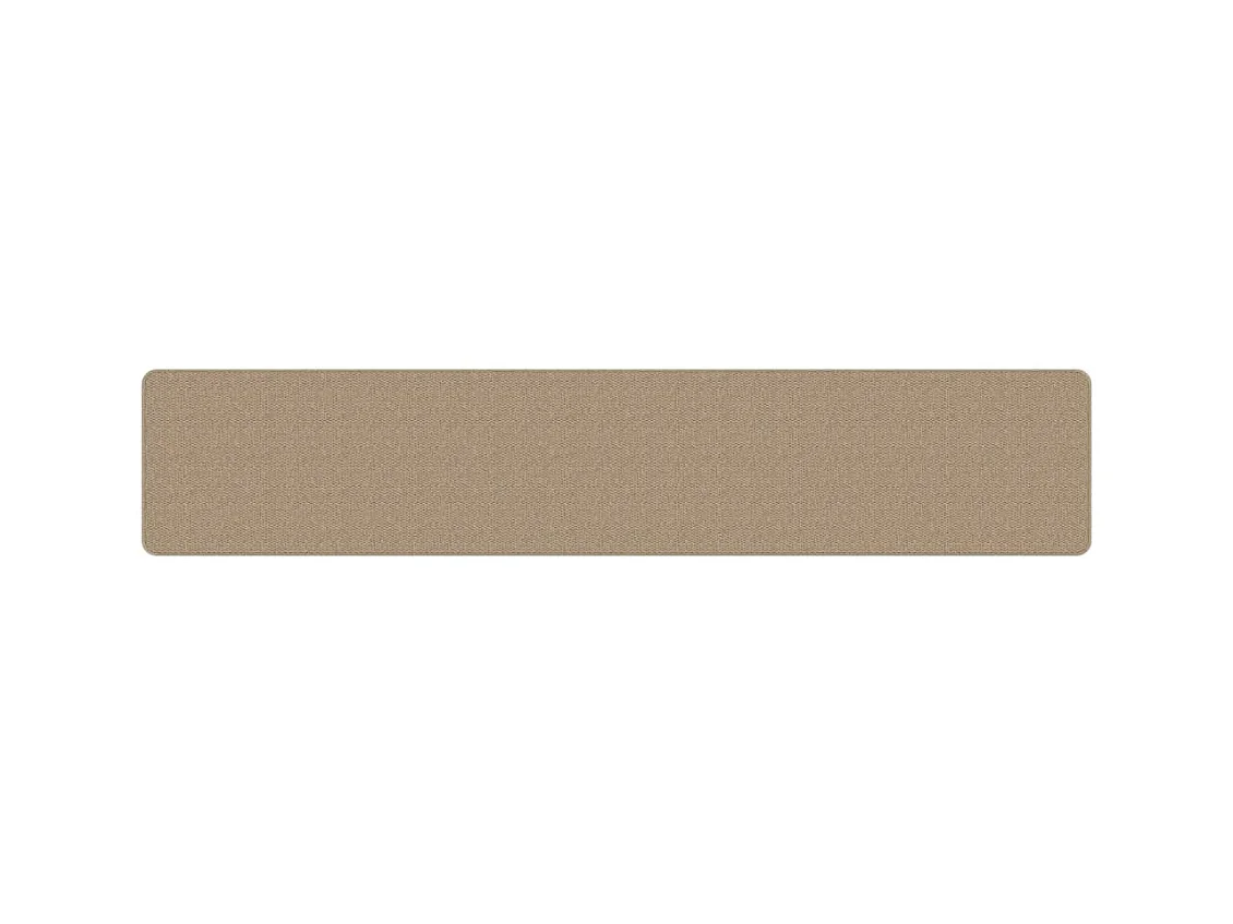 Tapis de couloir aspect sisal sable 50x250 cm