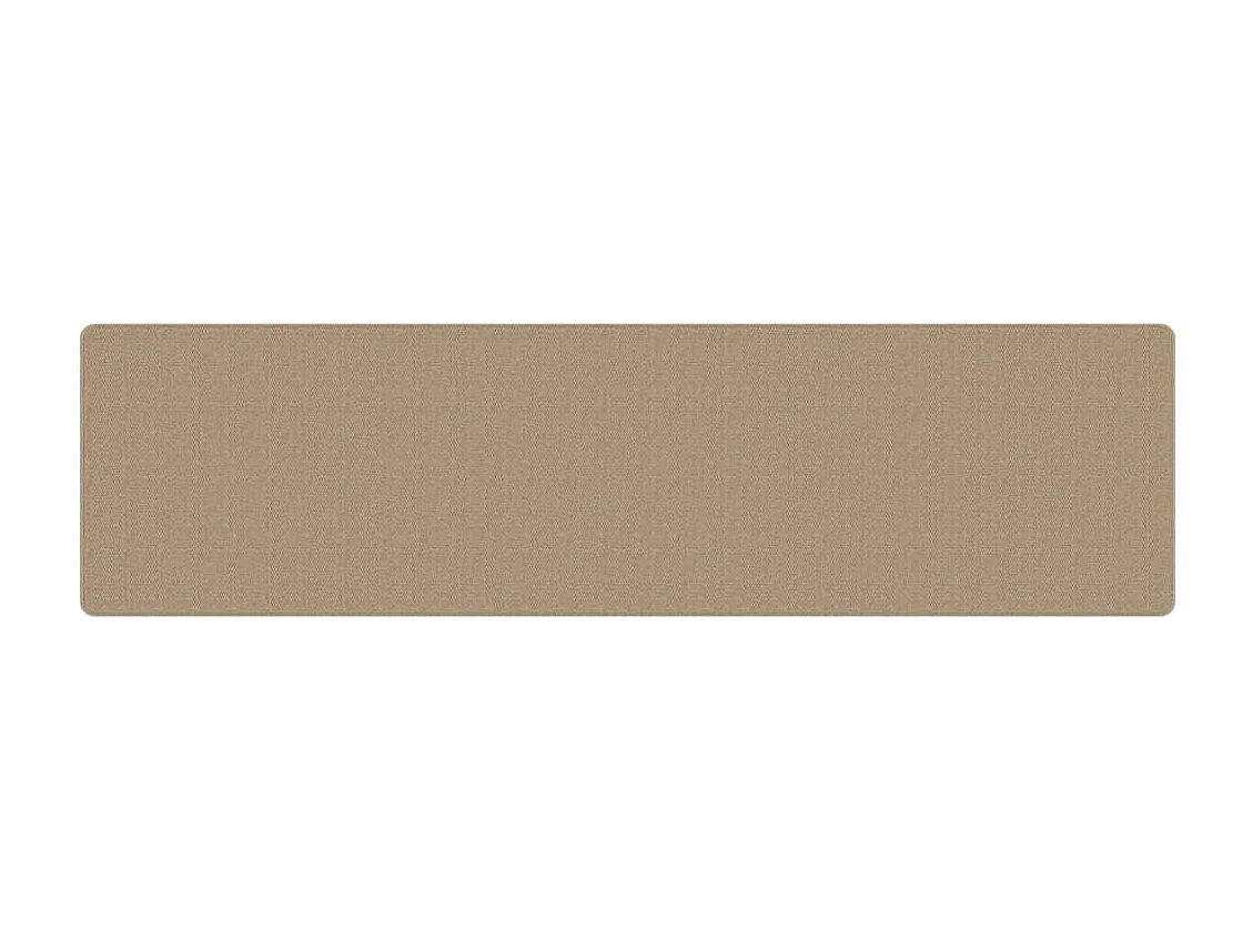 Tapete/passadeira 80x300 cm aspeto sisal cor areia