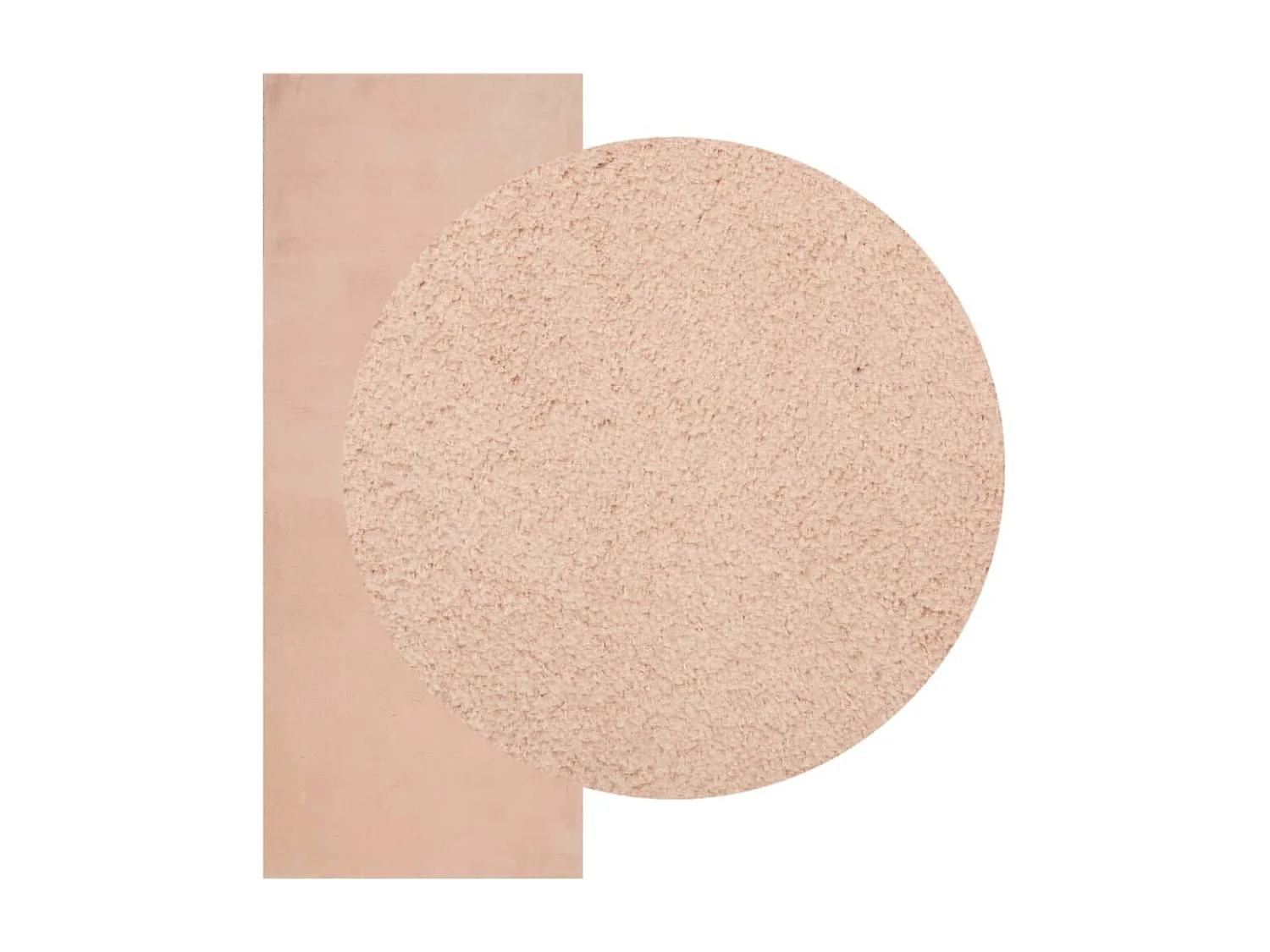 Tapis à poils courts doux lavable rouge clair 80x200 cm