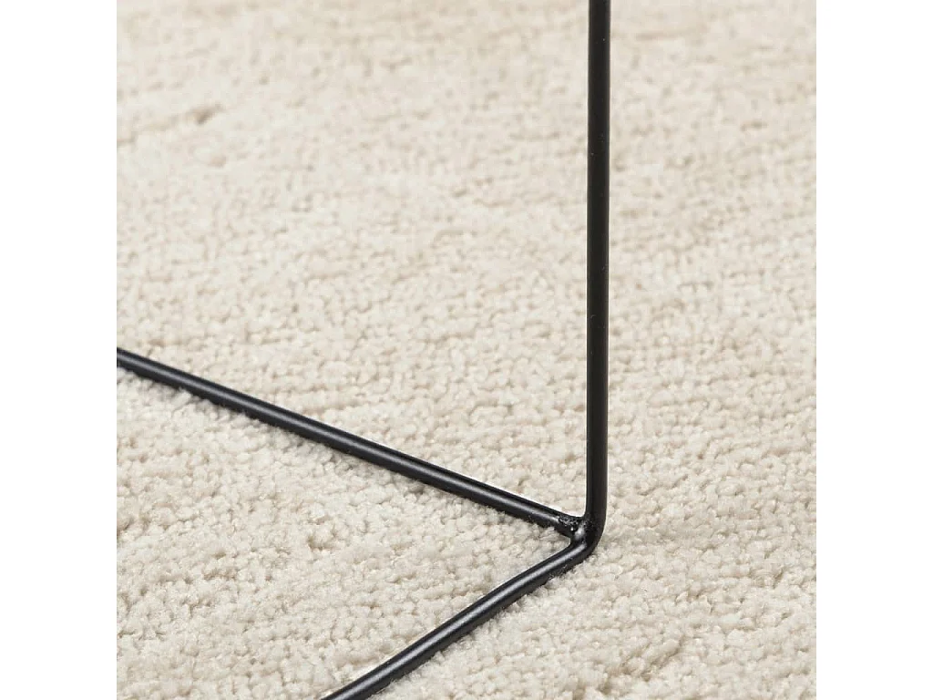 Alfombra de pelo corto OVIEDO beige 200x200 cm