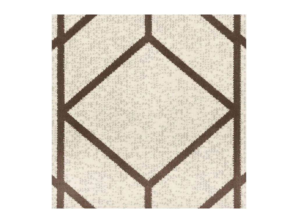 Tapis à poils courts multicolore 80x150 cm antidérapant