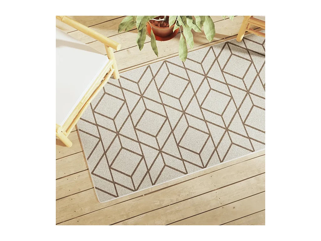 Tapis à poils courts multicolore 80x150 cm antidérapant