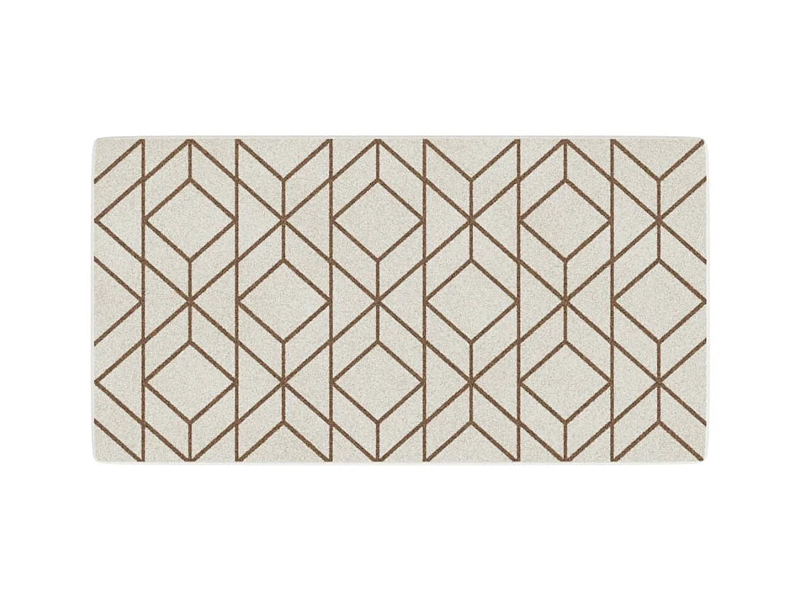 Tapis à poils courts multicolore 80x150 cm antidérapant