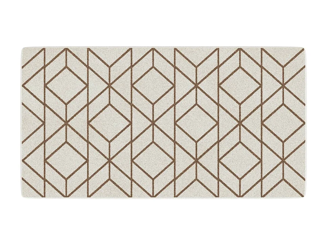 Tapis à poils courts multicolore 80x150 cm antidérapant