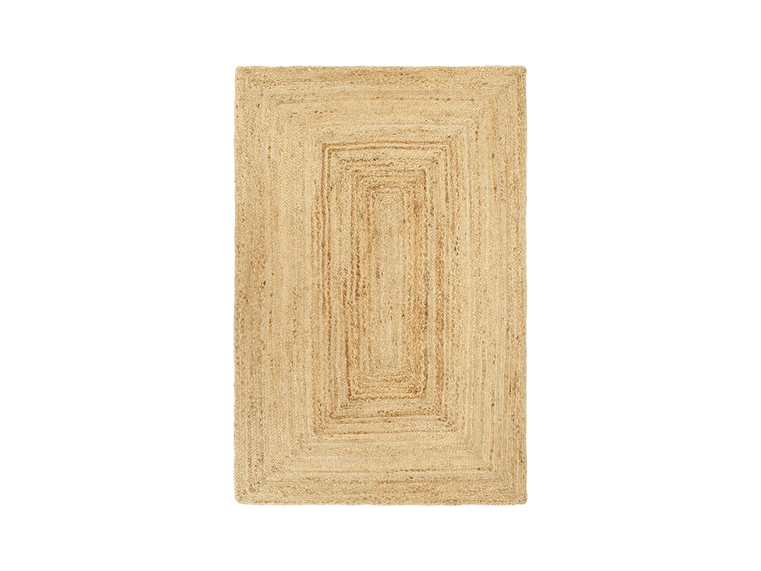 Tapis fait à la main jute 200x300 cm