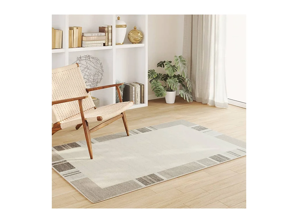 Tapis à poils courts multicolore 120x180 cm antidérapant