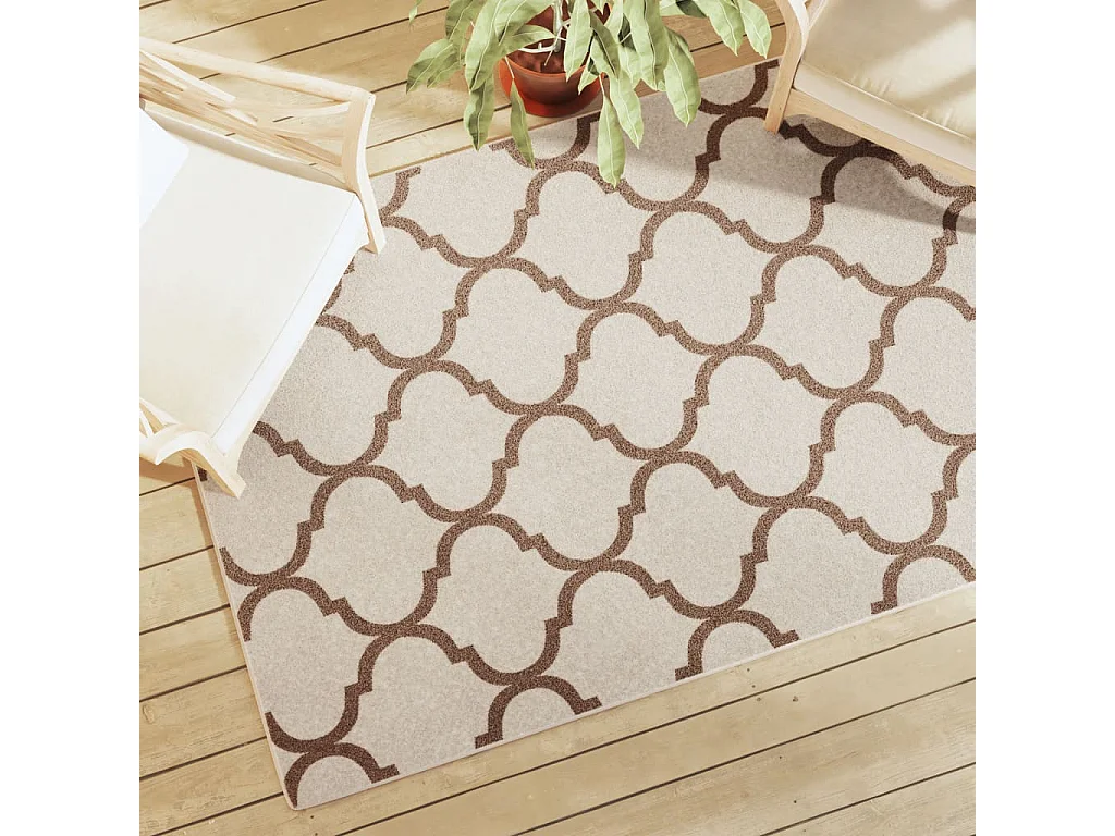 Tapis à poils courts multicolore 120x180 cm antidérapant