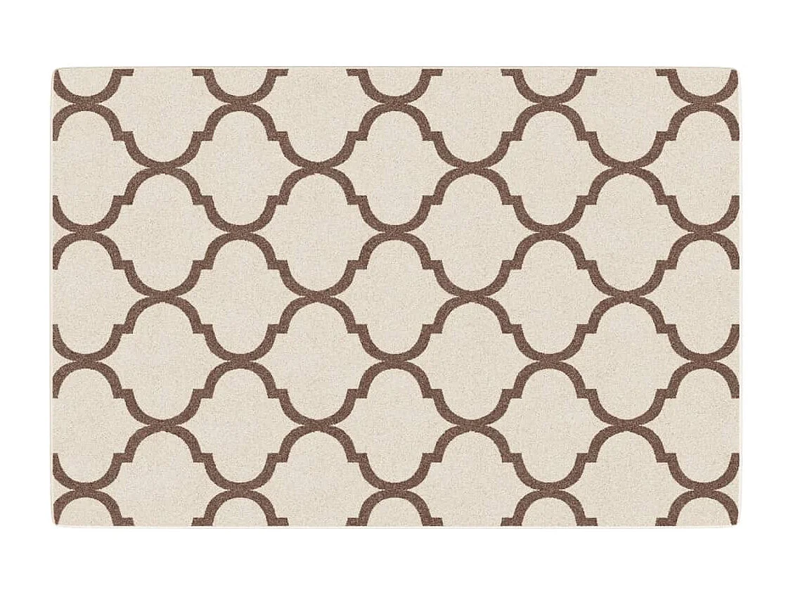 Tapis à poils courts multicolore 120x180 cm antidérapant