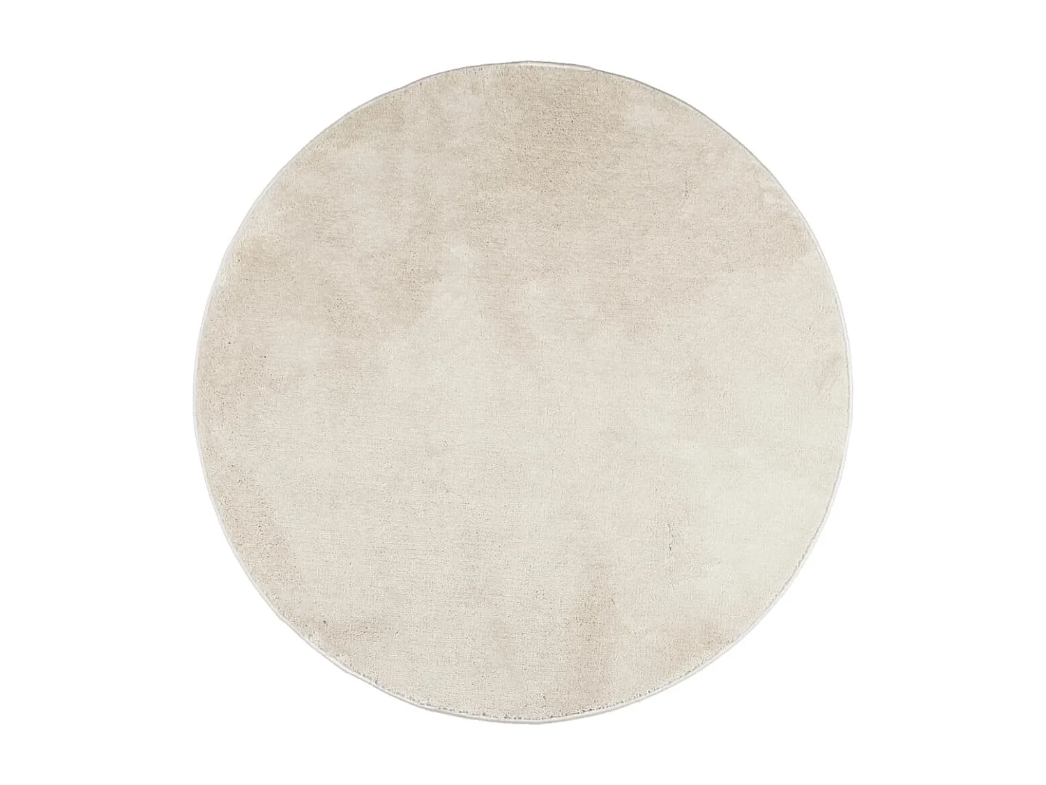 Alfombra de pelo corto OVIEDO beige Ø 160 cm