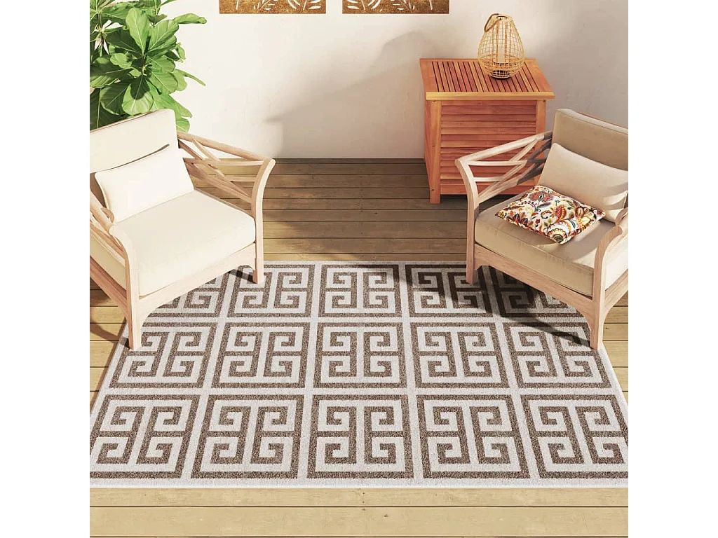 Tapis à poils courts multicolore 120x180 cm antidérapant