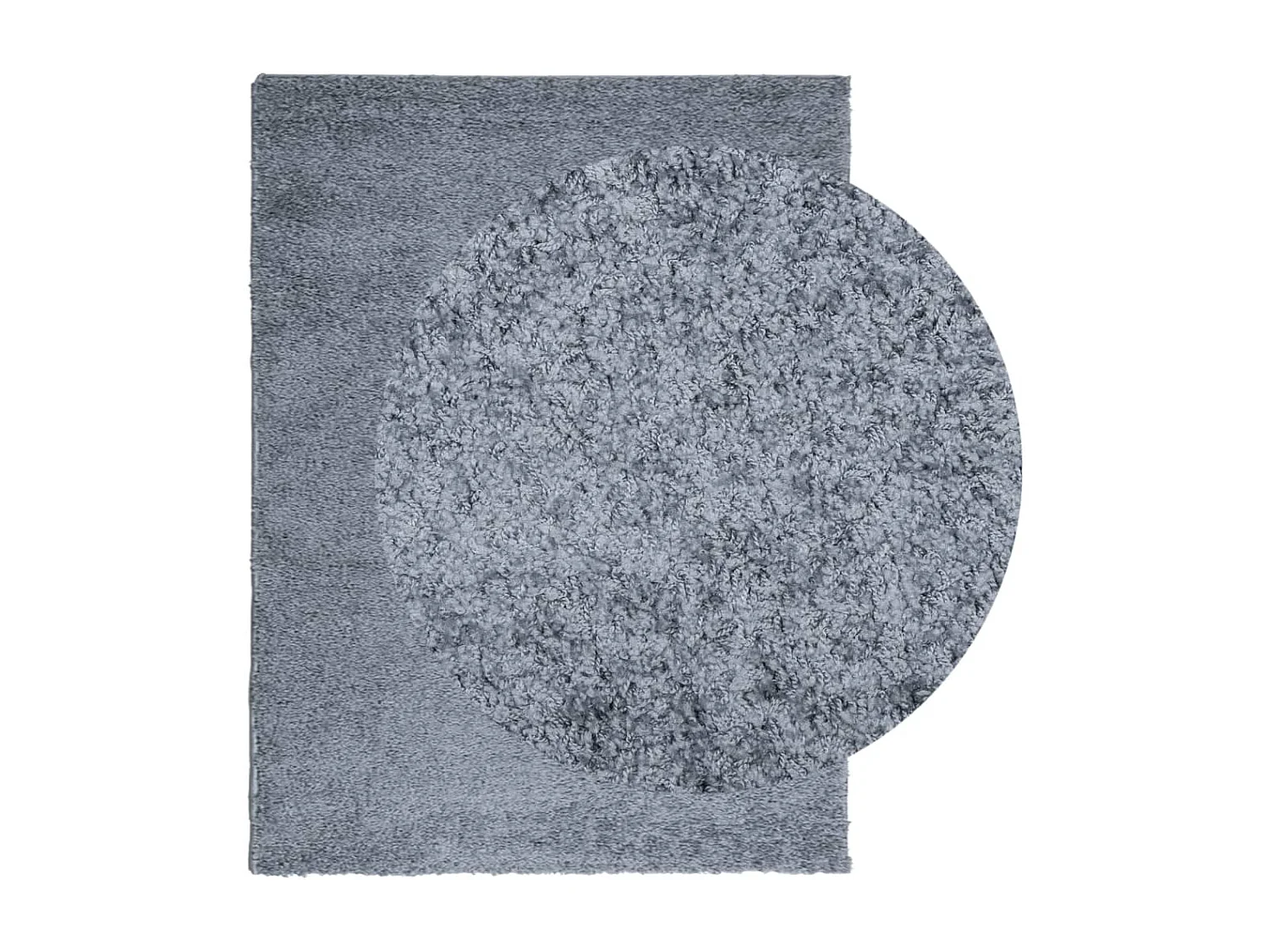 Alfombra de pelo largo moderna azul 300x400 cm