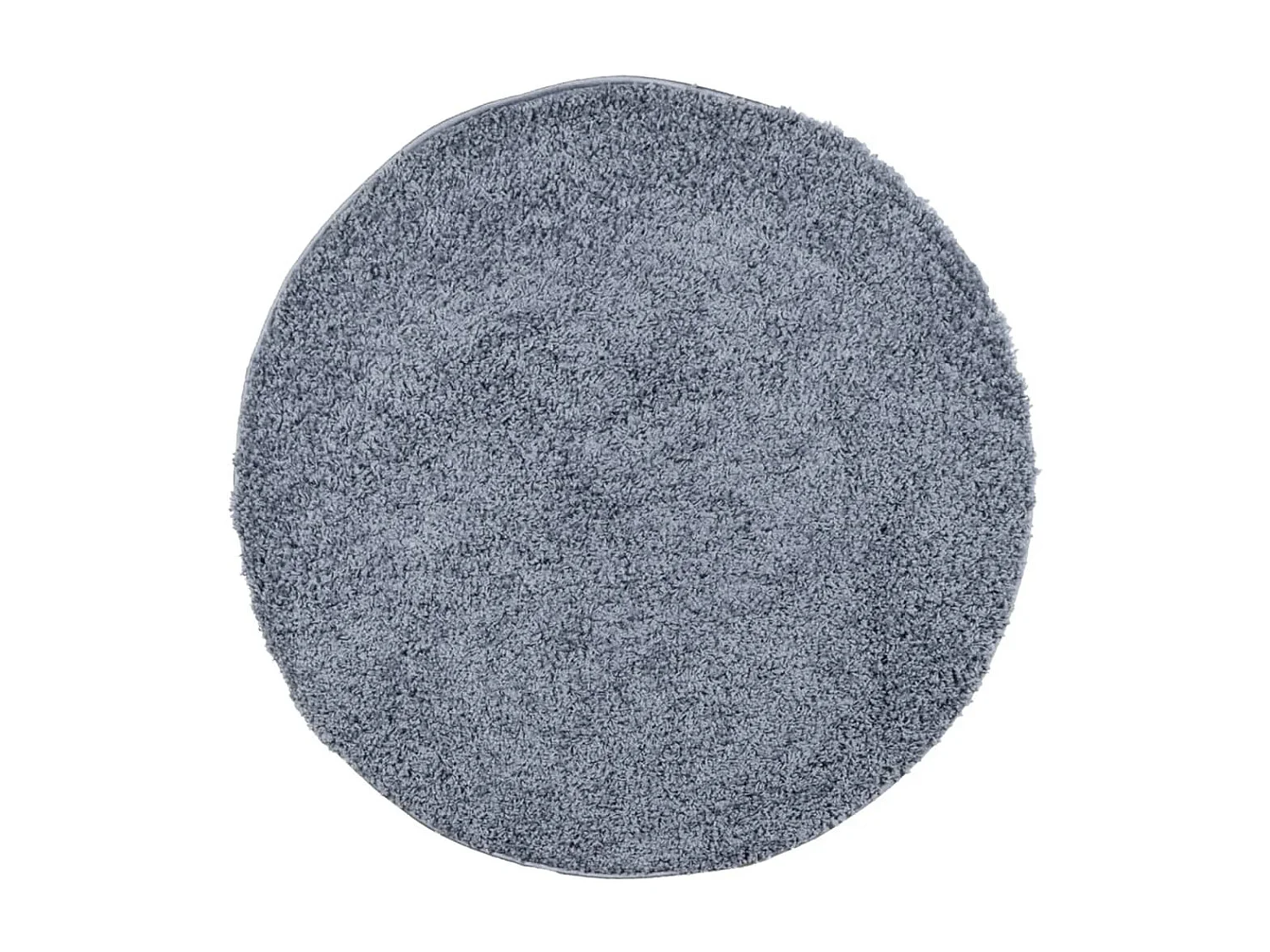 Tapete shaggy de pelo alto Ø 200 cm azul