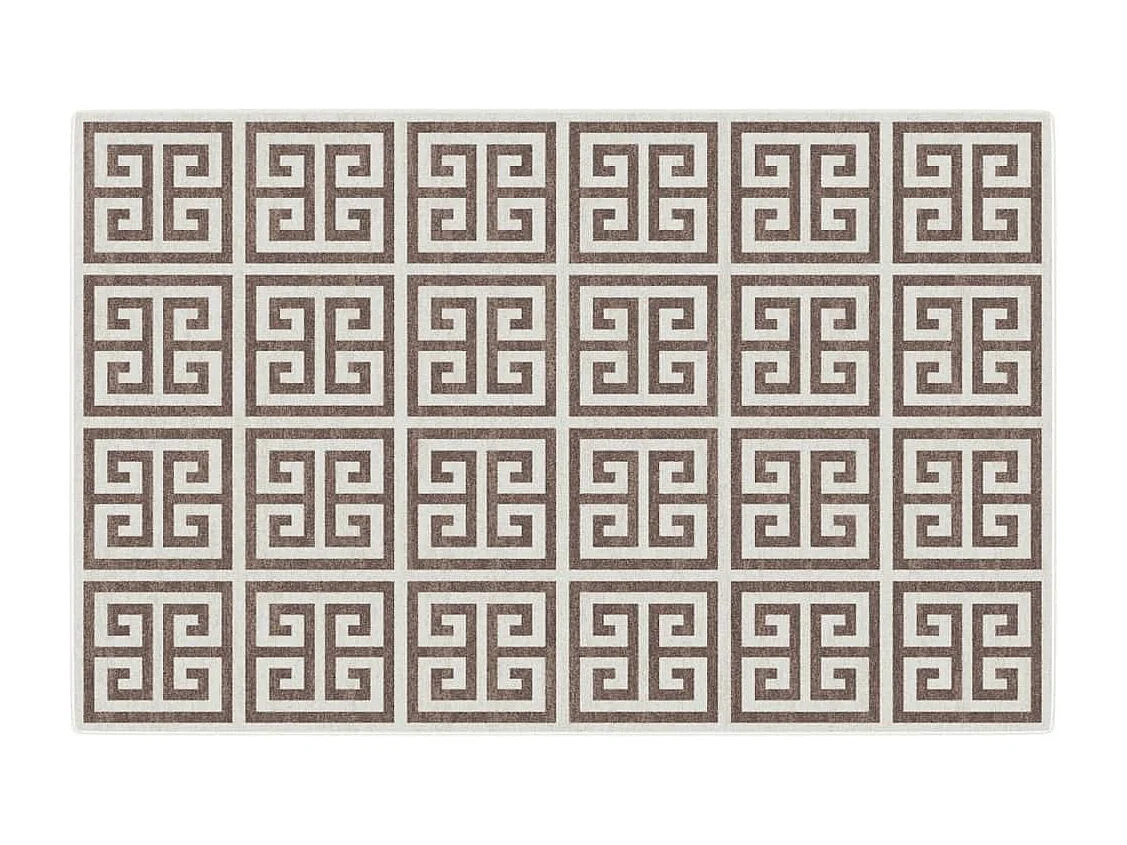 Tapis à poils courts multicolore 190x300 cm antidérapant