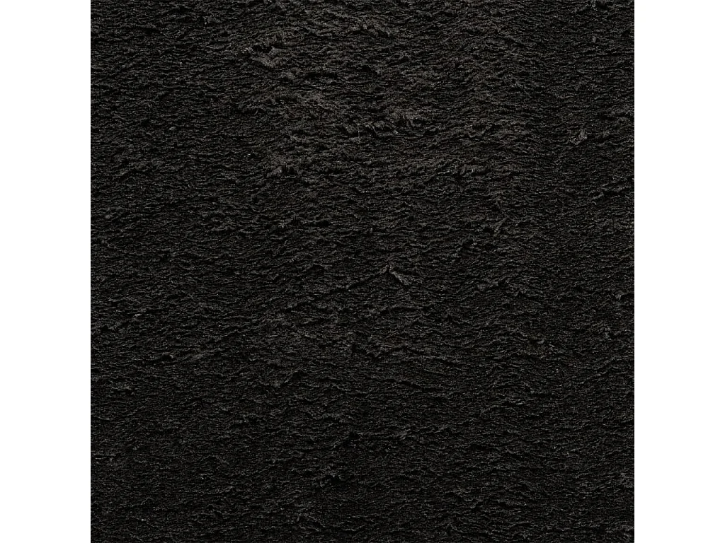 Tapis à poils courts doux et lavable noir 240x340 cm