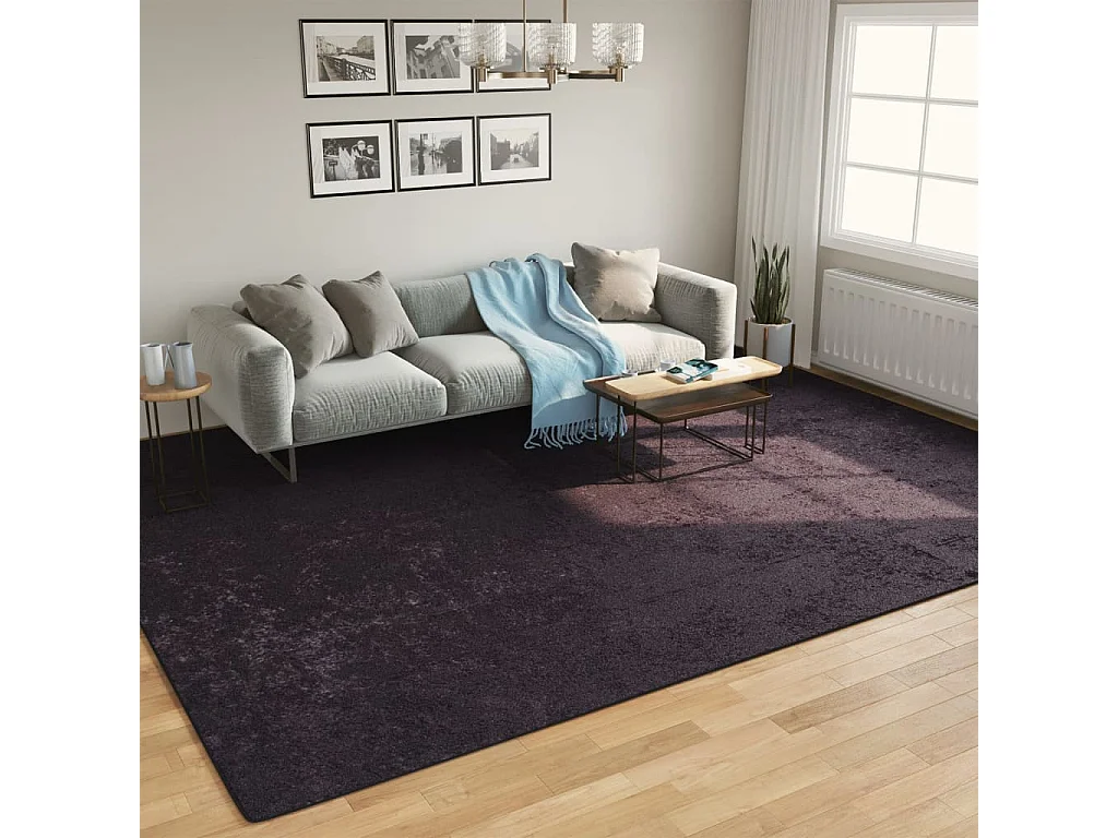 Tapete lavável antiderrapante 400x300 cm antracite