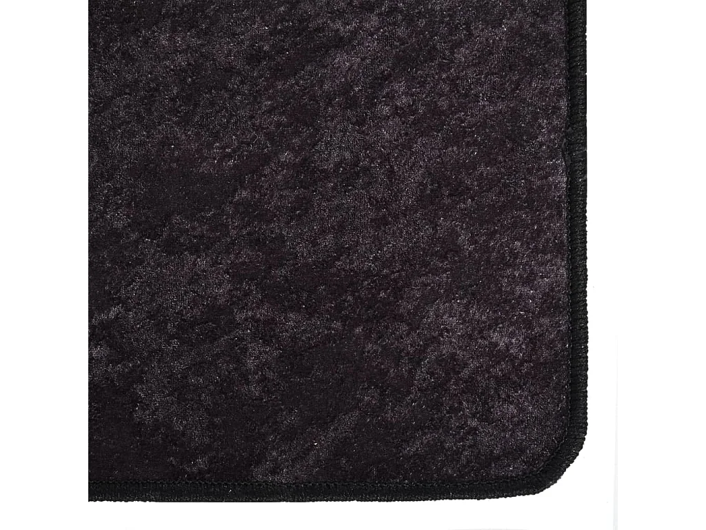 Tapis lavable antidérapant 80x150 cm anthracite