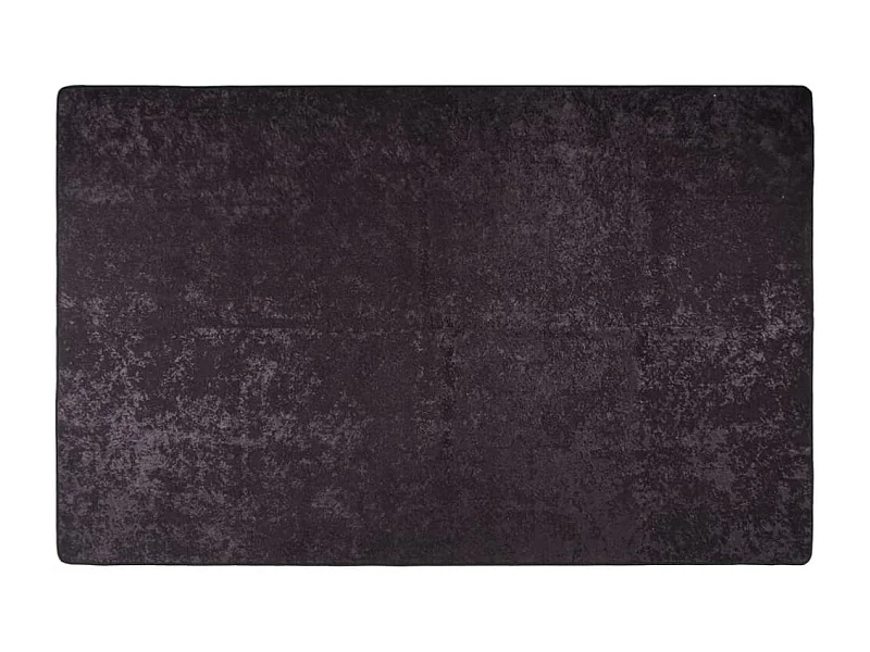 Alfombra lavable antideslizante gris antracita 80x150 cm
