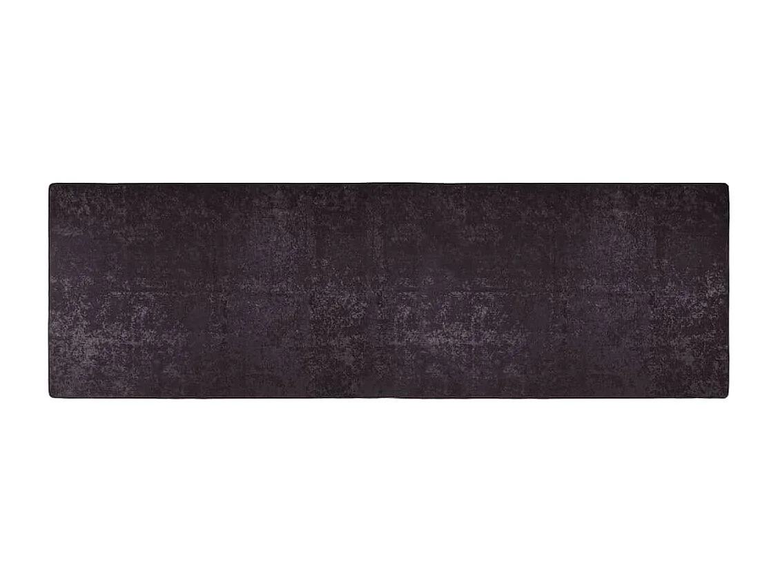 Tapis lavable antidérapant 80x300 cm anthracite
