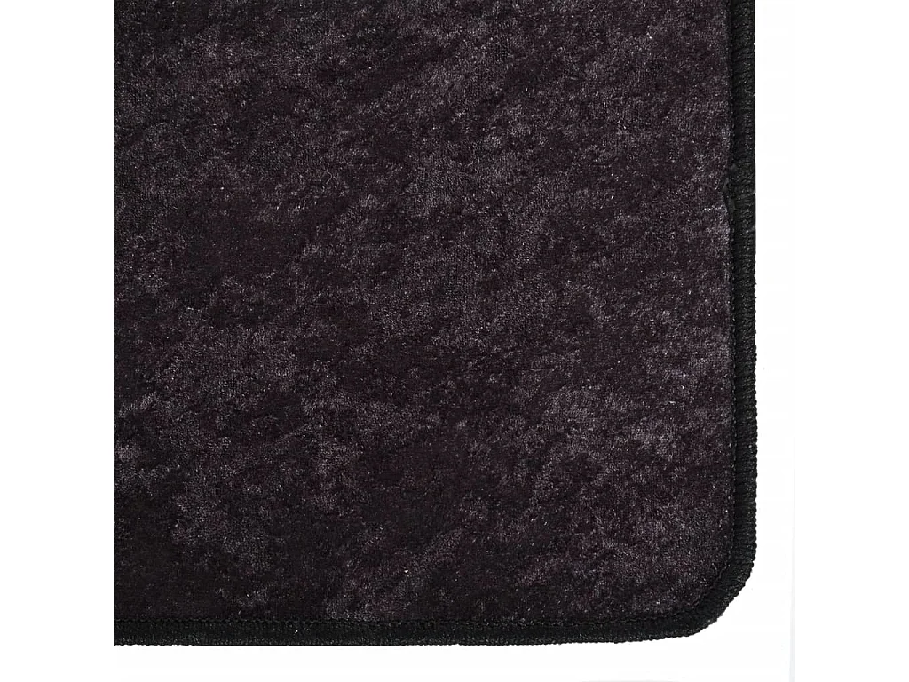 Tapis lavable antidérapant 80x300 cm anthracite