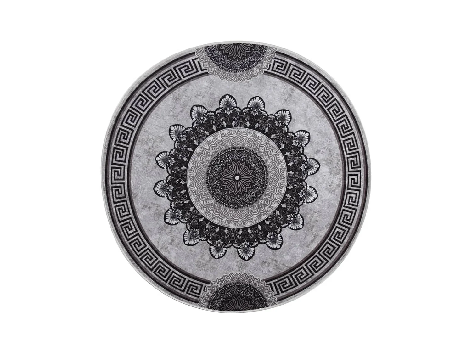 Tapis lavable antidérapant f120 cm multicolore