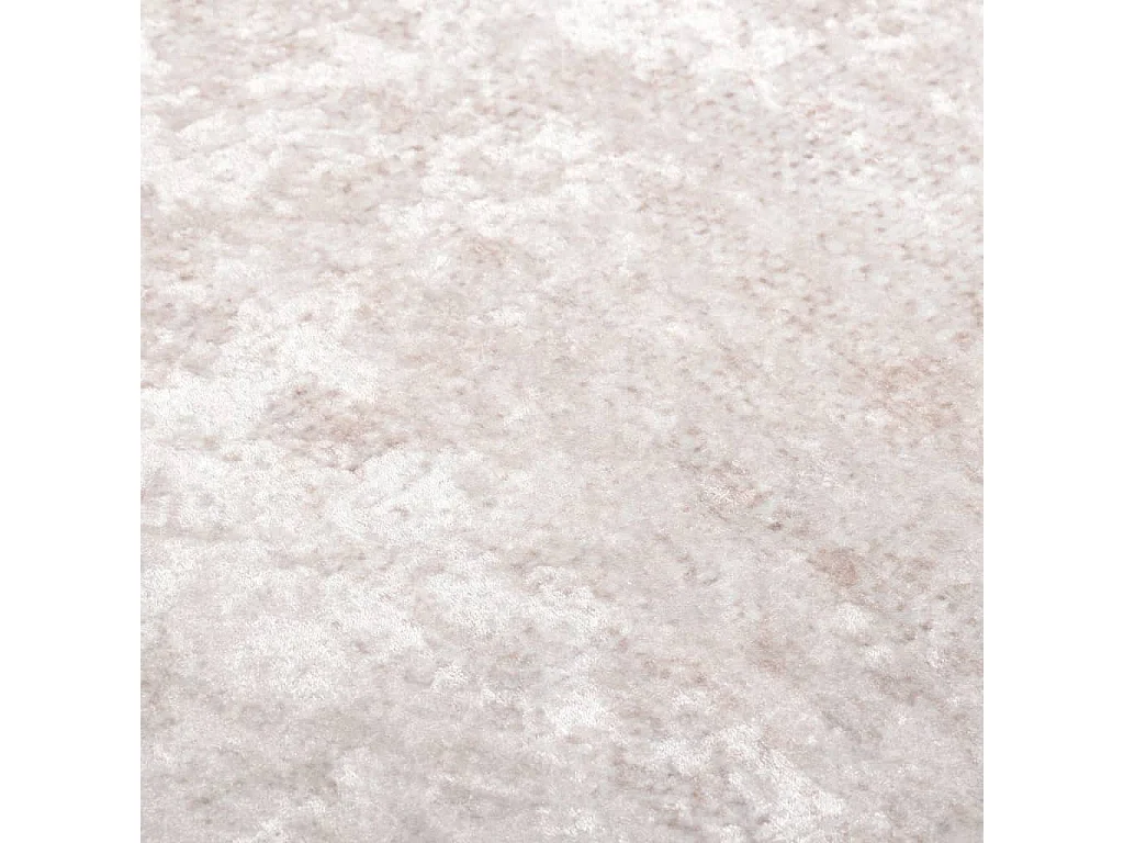 Alfombra lavable antideslizante beige claro 160x230 cm