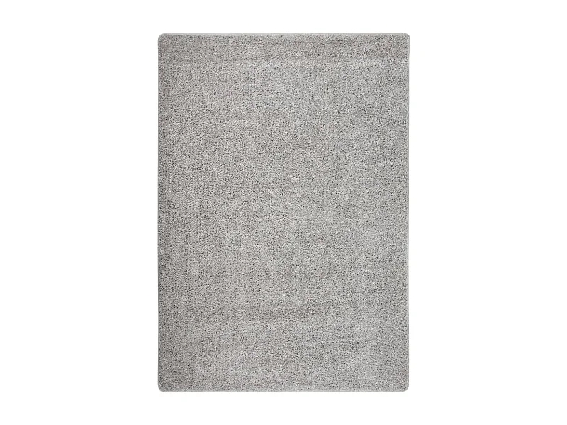 Tapis shaggy antidérapant gris clair 160x230 cm