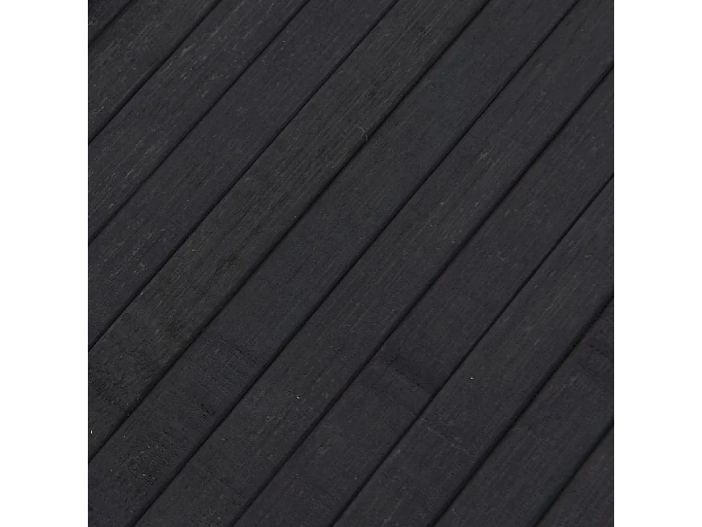 Tapete retangular 80x1000 cm bambu cinzento