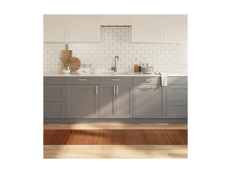 Alfombra rectangular bambú marrón 60x400 cm