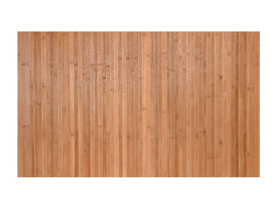 Tapete retangular 60x100 cm bambu cor natural