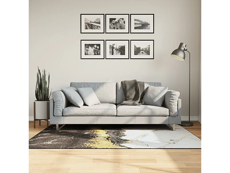 Tapete lavável antiderrapante 120x180 cm multicor