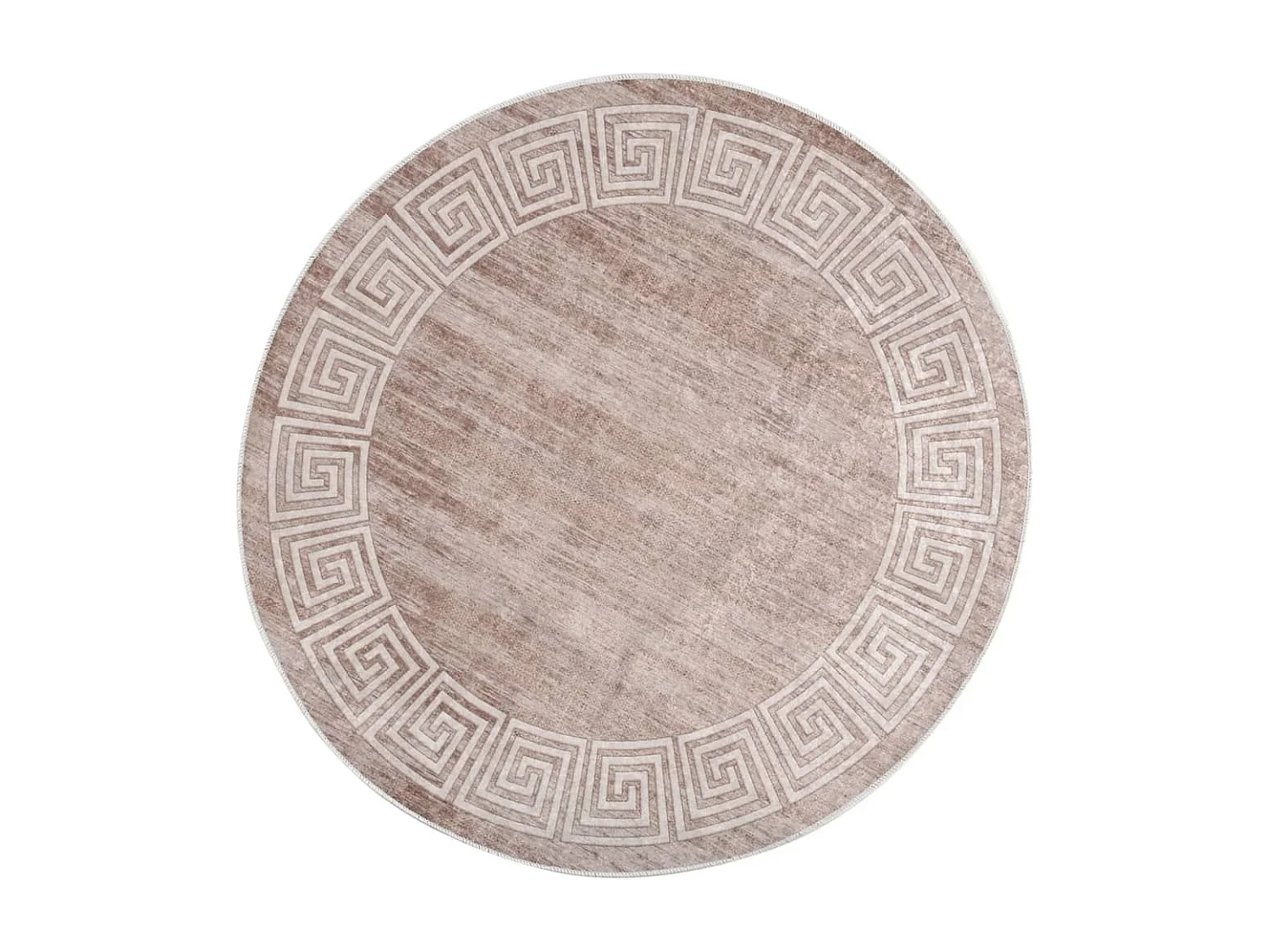 Alfombra lavable antideslizante beige f120 cm