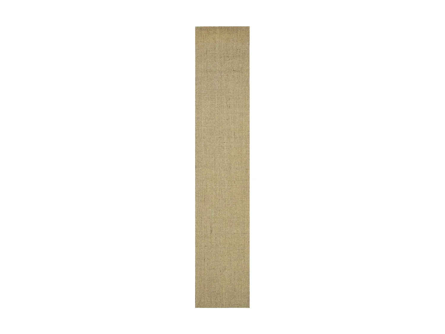 Alfombra de sisal natural gris taupe 66x350 cm
