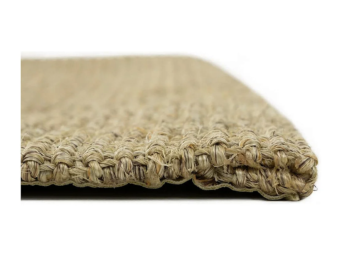 Alfombra de sisal natural gris taupe 66x350 cm