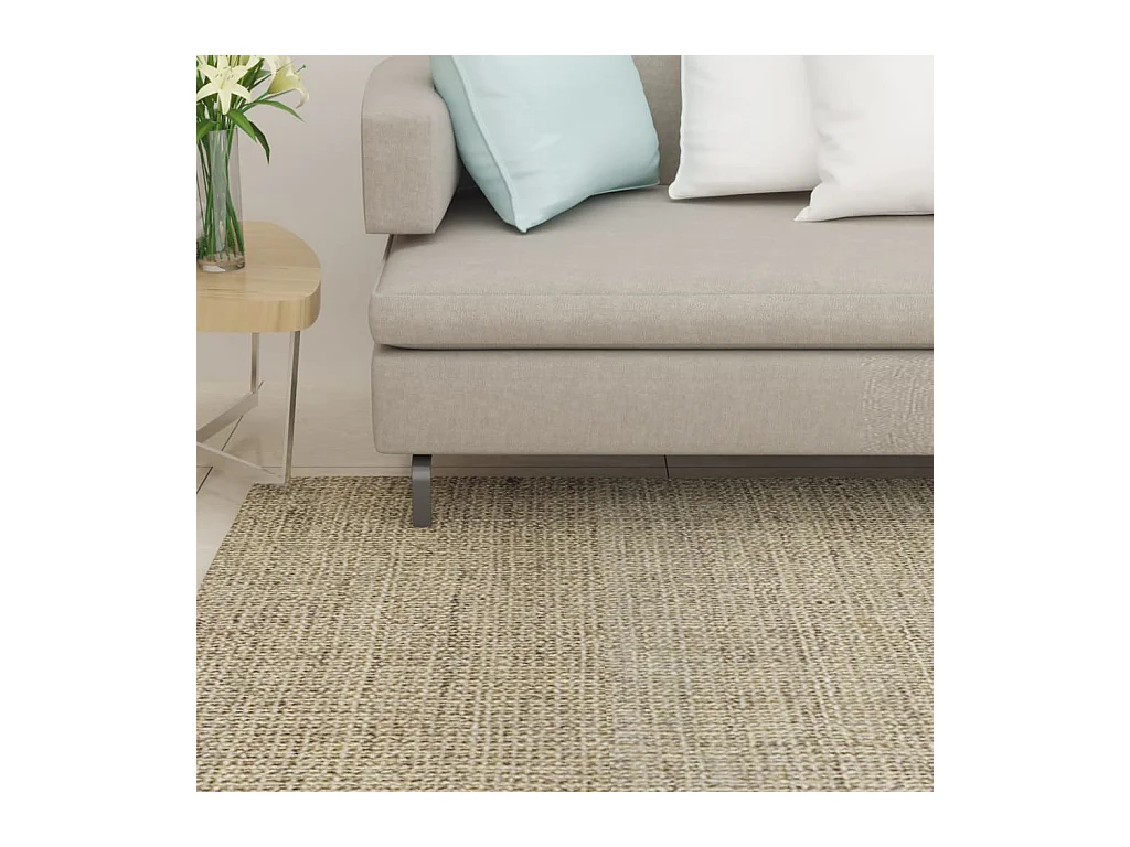Tapis sisal naturel 66x350 cm taupe