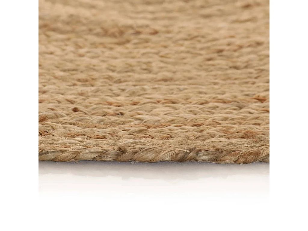 Tapis jute tressé 120 cm rond