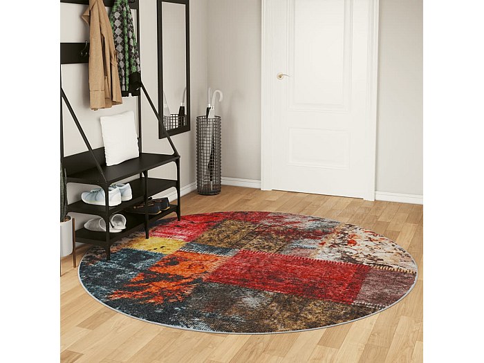 Tapis lavable multicolore 120cm antidérapant | Leroy Merlin