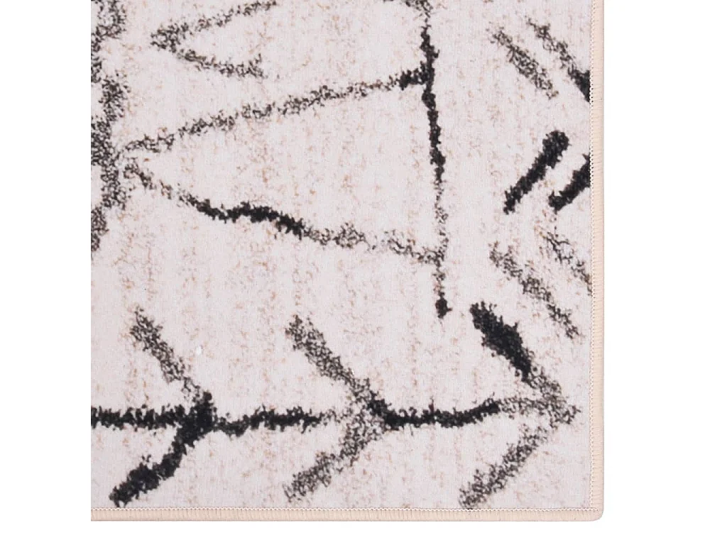 Tapis imprimé multicolore 160x230 cm tissu