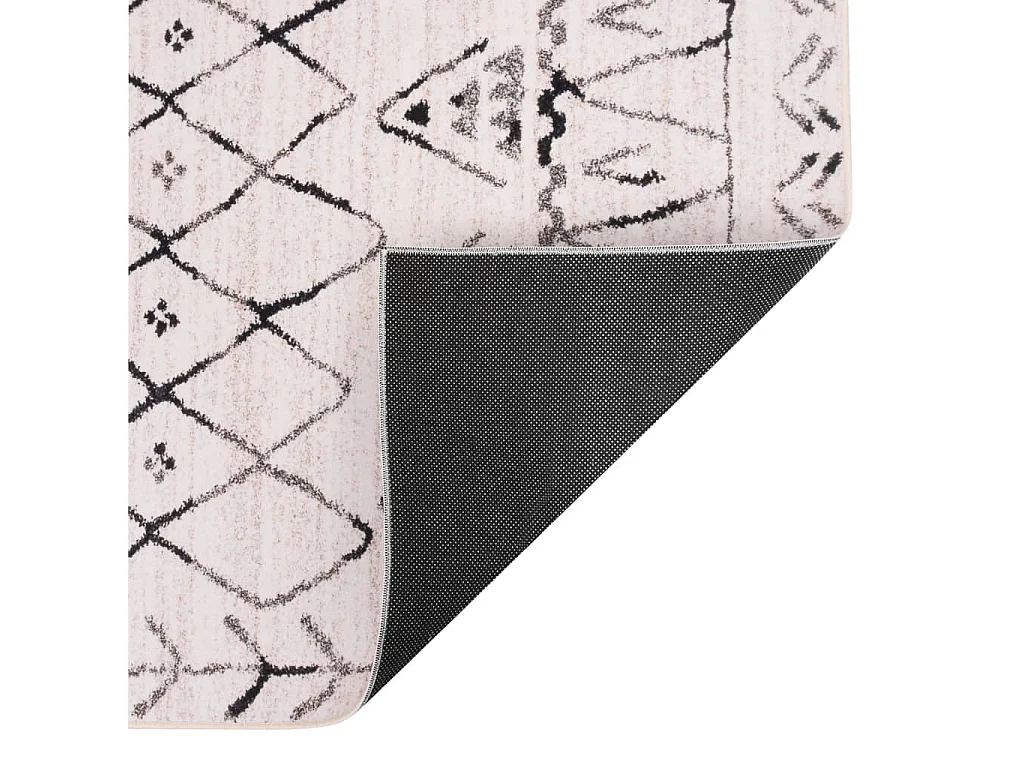 Tapis imprimé multicolore 160x230 cm tissu