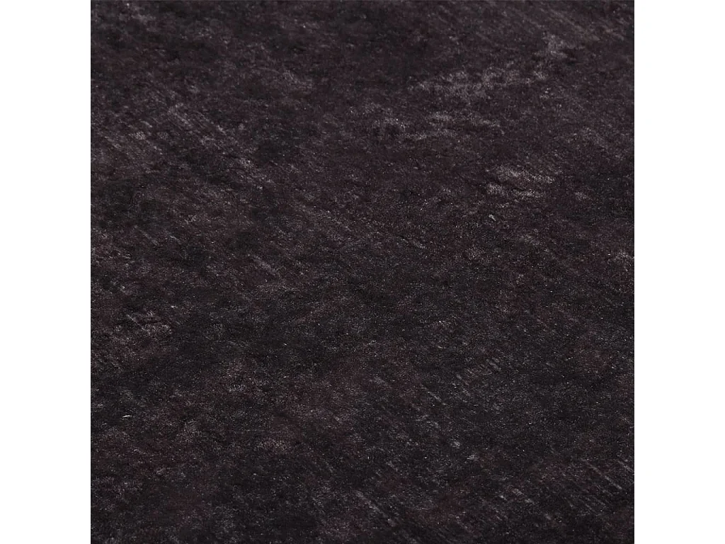 Tapis lavable antidérapant 190x300 cm noir et doré