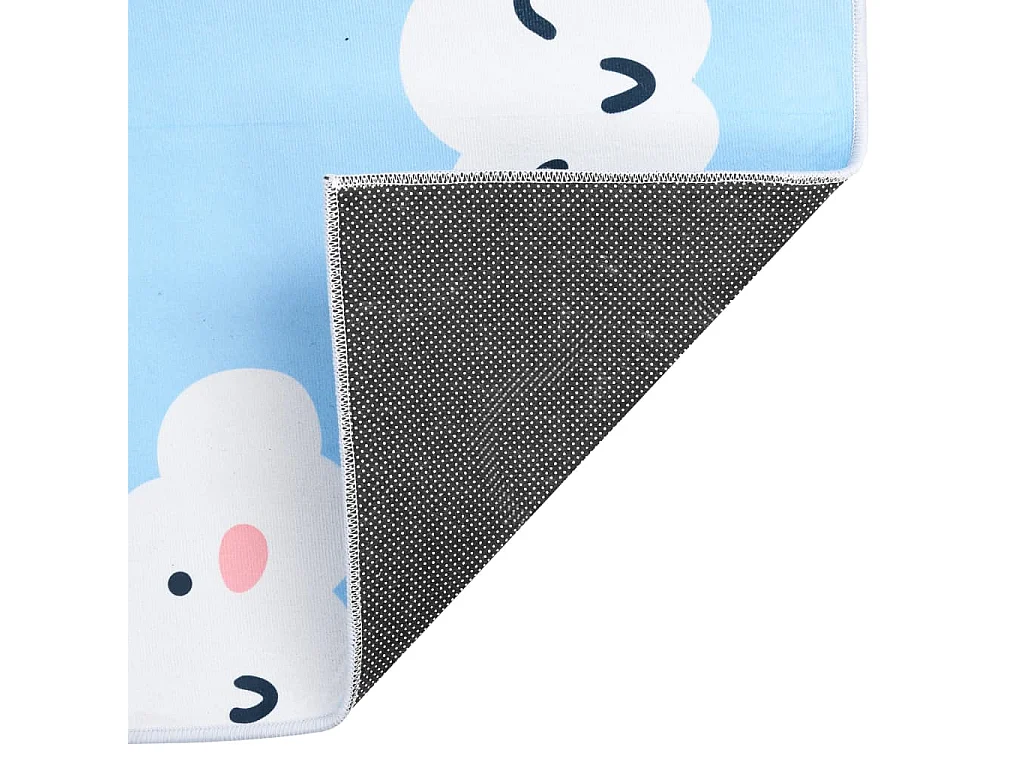 Tapis imprimé multicolore 160x230 cm tissu