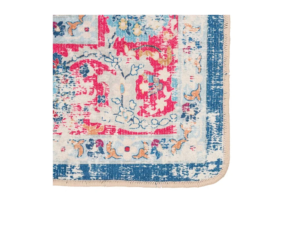 Tapete lavável antiderrapante 120x180 cm multicor