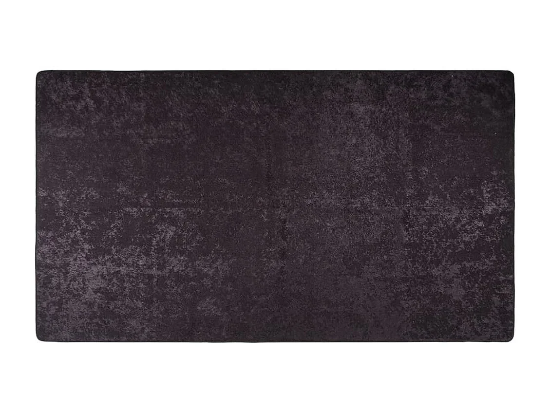 Alfombra lavable antideslizante gris antracita 190x300 cm